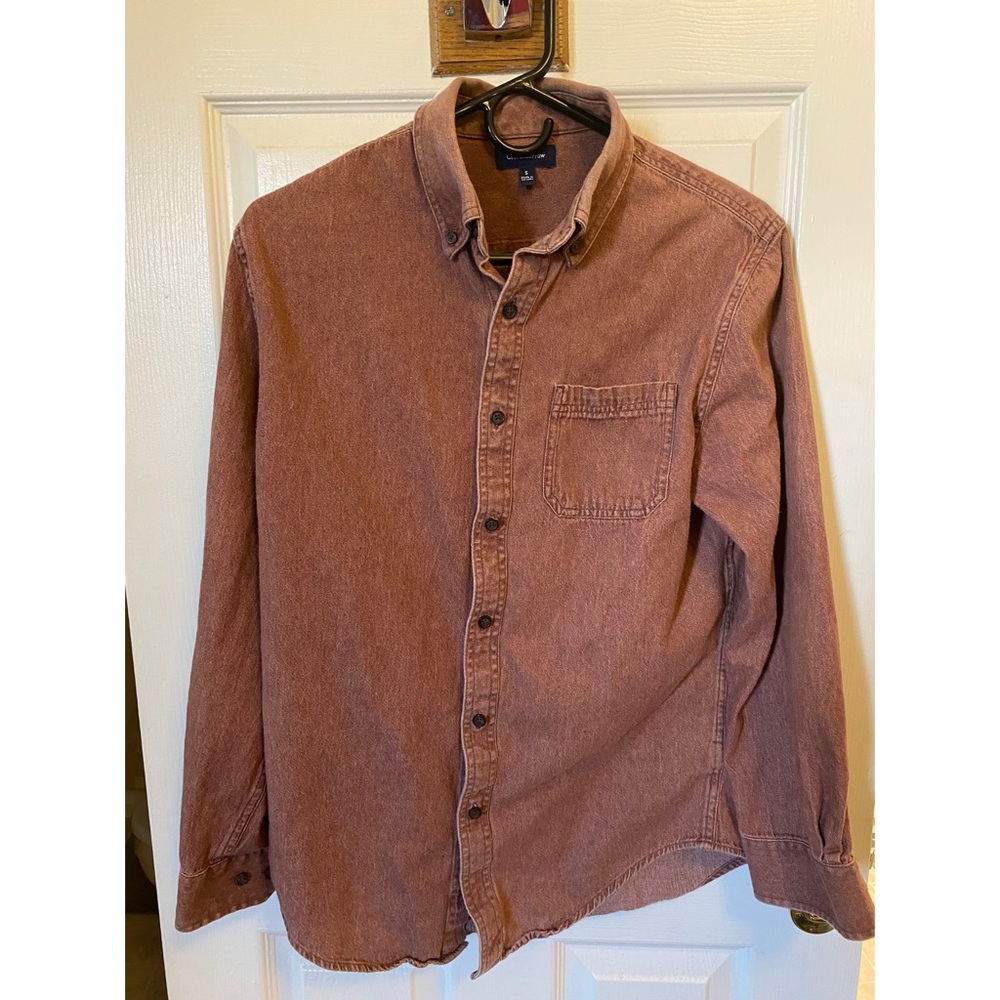 Red Denim Shirt